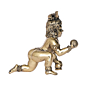 Brass Bal Krishna Idol KBH09380