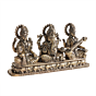  Brass Ganesh Lakshmi Saraswati Murti for Home Temple, Office & Gift BH09382