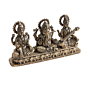  Brass Ganesh Lakshmi Saraswati Murti for Home Temple, Office & Gift BH09382