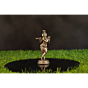 Brass Lord Krishna Idol Playing Flute BH09571