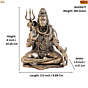 Lord Shiva Brass Statue for Home Temple, Puja Room & Spiritual Decor KBH09577