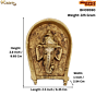Brass Ganesha Wall Hanging KBH09590