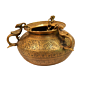 Brass Pot With Chain 7 Inch KBH09593