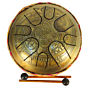 Brass Happy Drum with Carving KBH09618