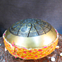 Brass Happy Drum with Carving KBH09619
