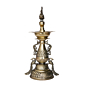 Brass Peacock Diya or Oil Lamp KBH09675