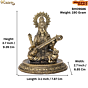 Brass Saraswati maa Statue KBH09686