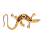 Brass Lizard Figurine KBH09707