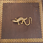 Brass Lizard Figurine KBH09707
