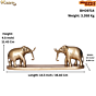 Brass Elephant on Plate KBH09714
