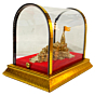 Metal Ram Mandir Memento  4 Inch KBH09734