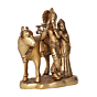 Brass Radha Krishna statue KBH09807