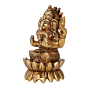 Brass Ganesha Idol  KBH09812