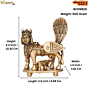 Brass Kamadhenu Cow & Calf Statue KBH09815