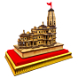 MDF WODDEN Ram Mandir Memento  9 Inch KBH09821