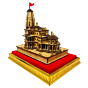 MDF WODDEN Ram Mandir Memento  9 Inch KBH09821