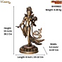 Handmade Brass Tara Devi 15 Inch KBH09822