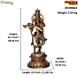 Brass Krishna Idol KBH09823