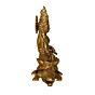Brass Narmada Goddess Idol KBH09843