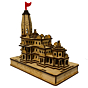 Wooden Ram Mandir KBH09847