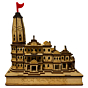 Wooden Ram Mandir KBH09847