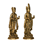 Brass Swaminarayan Pair KBH09851