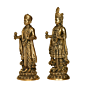 Brass Swaminarayan Pair KBH09851