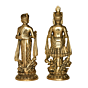 Brass Swaminarayan Pair KBH09851