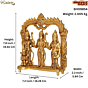 Brass Ram Darbar Idol KBH09854