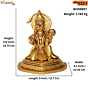 Brass Hanuman Idol KBH09857