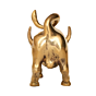 Brass Bull Statue  7 Inch KBH09872