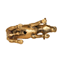 Brass Bull Statue  7 Inch KBH09872