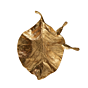 Brass Sparow Leaf Plate KBH09893