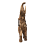 Large Brass Wild Elephant Statue for Home Decor BH09902