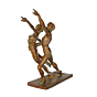 Handmade Brass Contemporary Dance Couple KBH09921