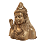 Large Brass Shiv Shankar Face BH09927