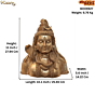 Large Brass Shiv Shankar Face BH09927