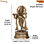 Brass Krishna Idol KBH09941