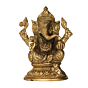 Brass Ganesha Idol KBH09943