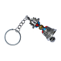 Brass Tibetan Prayer Bell KeyChain with Ring 2 Inch KBH09962