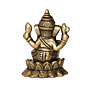 Brass Ganesha Idol KBH09968