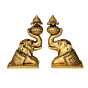 Brass Elephant Set Of two 3 Inch KBH09984
