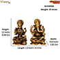 Brass Ganesha & Lakshmi Idol  KBH09985
