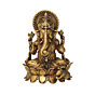 Brass Ganesha Idol KBH09986