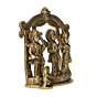 Brass Ram darbar 5 Inch KBH09990