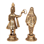 Brass Yamunaji Mahaprabhuji Idol for Home Temple BH09997