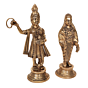 Brass Yamunaji Mahaprabhuji Idol for Home Temple BH09997