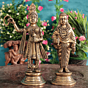 Brass Yamunaji Mahaprabhuji Idol for Home Temple BH09997