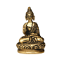 Brass Buddha Idol  3 Inch KBH09998
