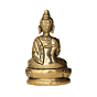 Brass Buddha Idol  3 Inch KBH09998